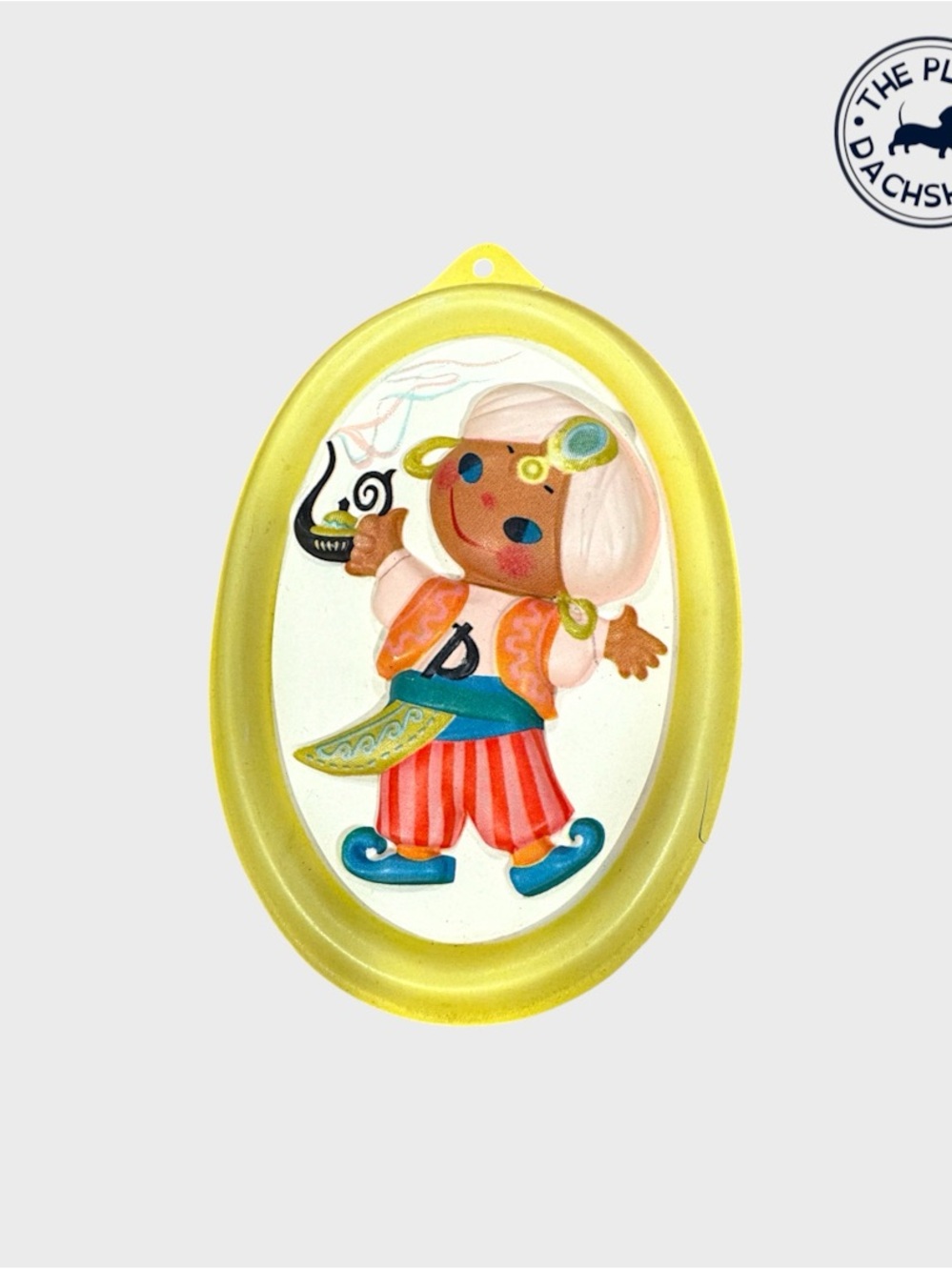 Vintage Disney Mary Blair Aladdin Oval Wall Hanging